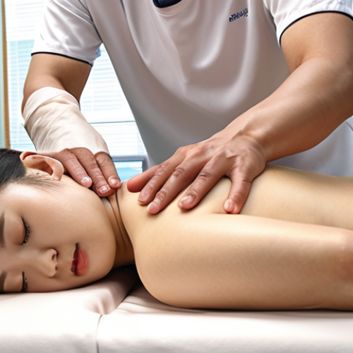 Home 4 **A skilled Chuna therapist gently manipulating a patient's spine to restore alignment and relieve back pain, showcasing the hands-on approach of this Korean manual therapy.**